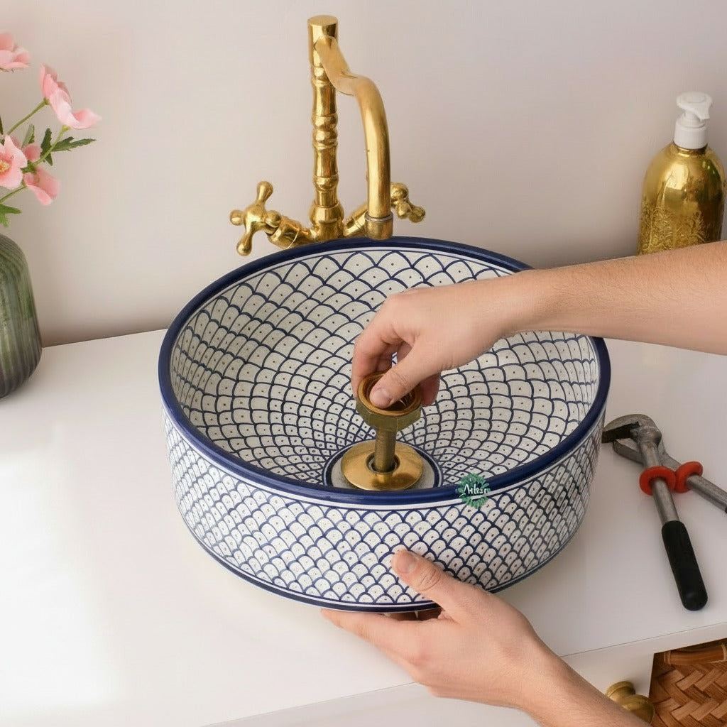 Step by step guide to install your sink