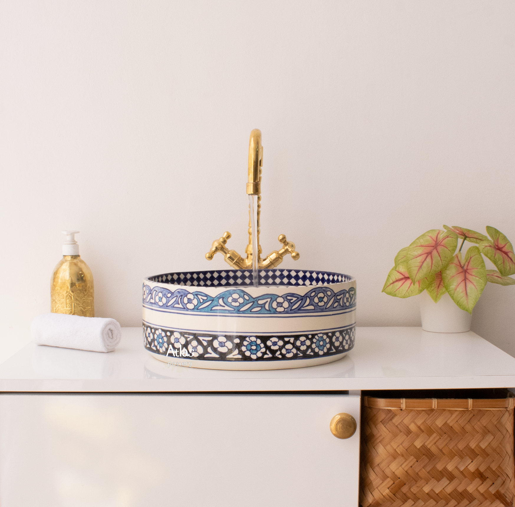 Moroccan Handmade sink for bathroom
