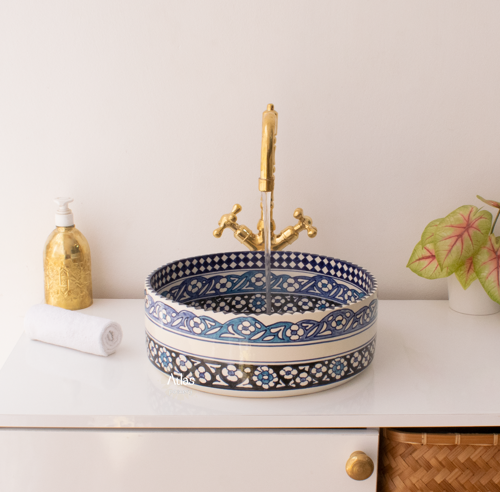 Moroccan Handmade sink for bathroom