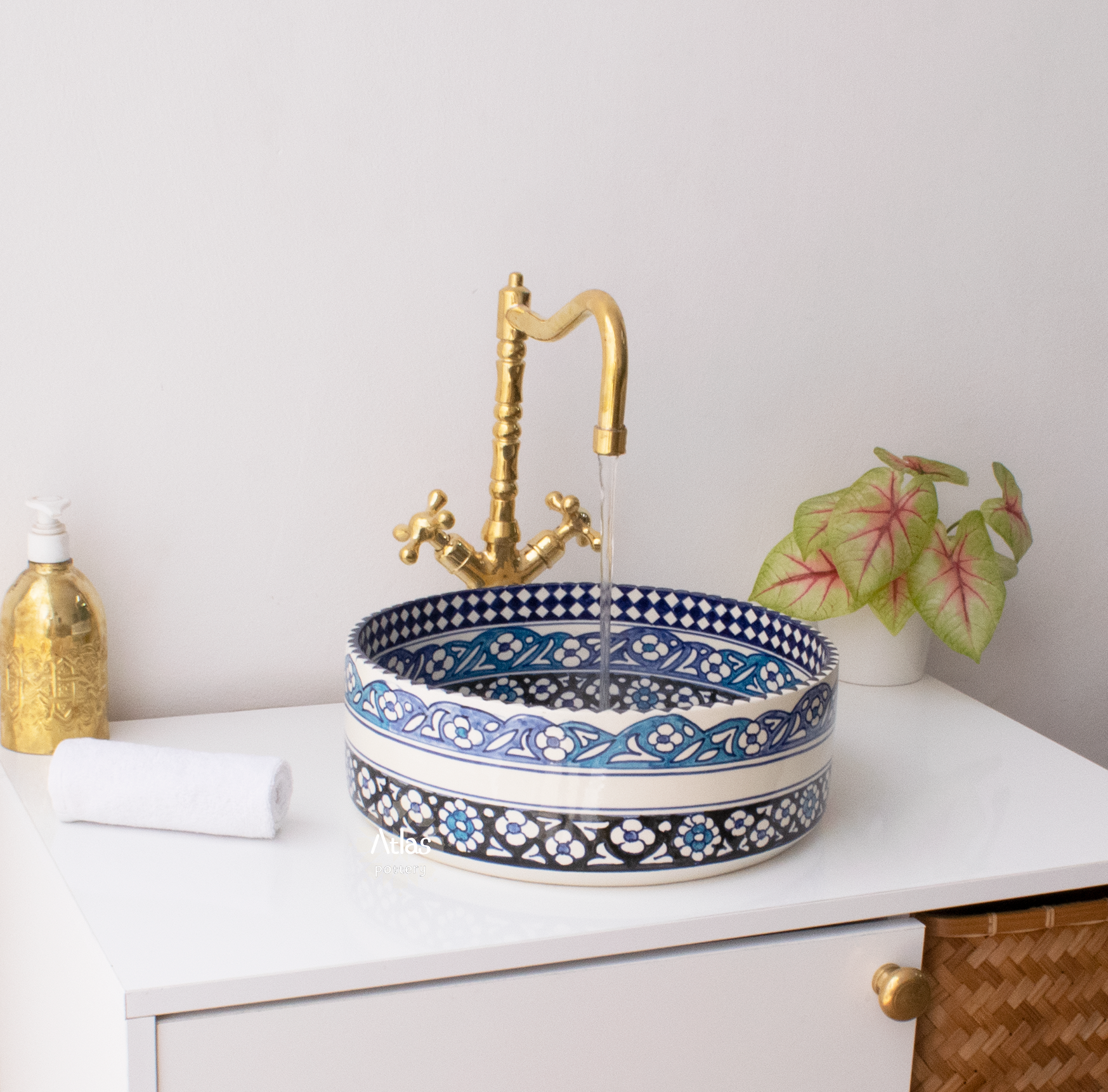 Moroccan Handmade sink for bathroom