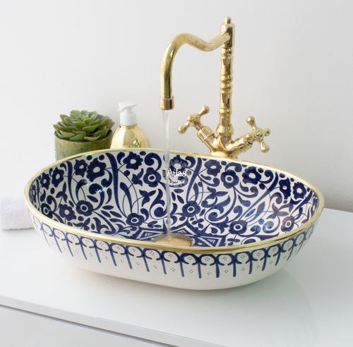 Moroccan Handmade sink for bathroom