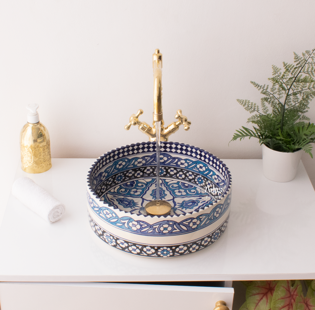Moroccan Handmade sink for bathroom