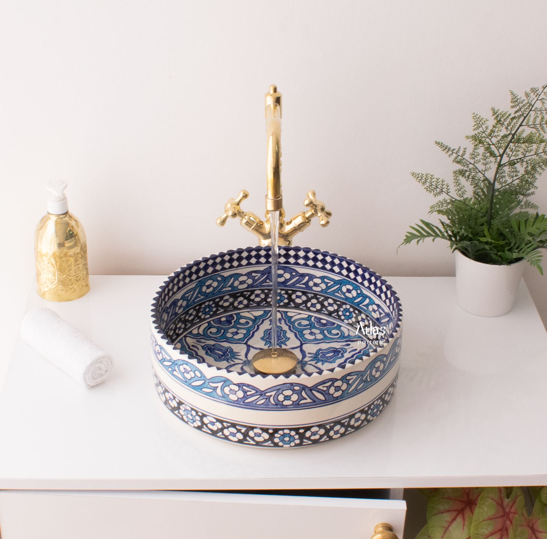 Moroccan Handmade sink for bathroom