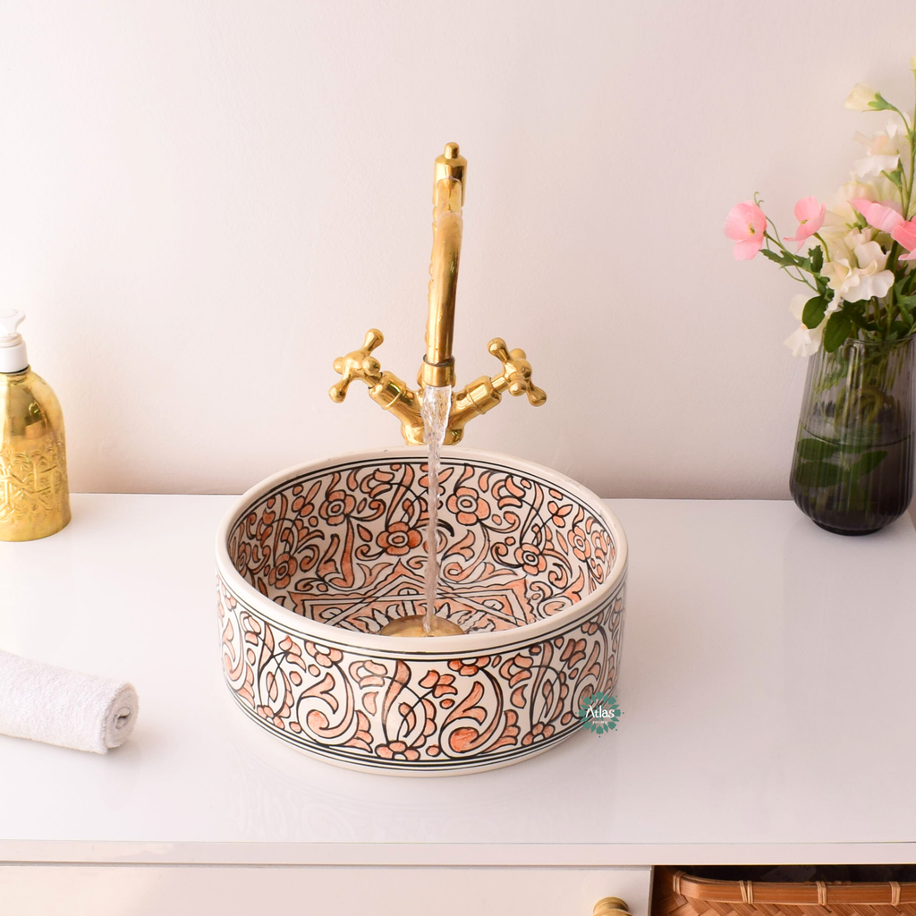 Moroccan Handmade sink for bathroom