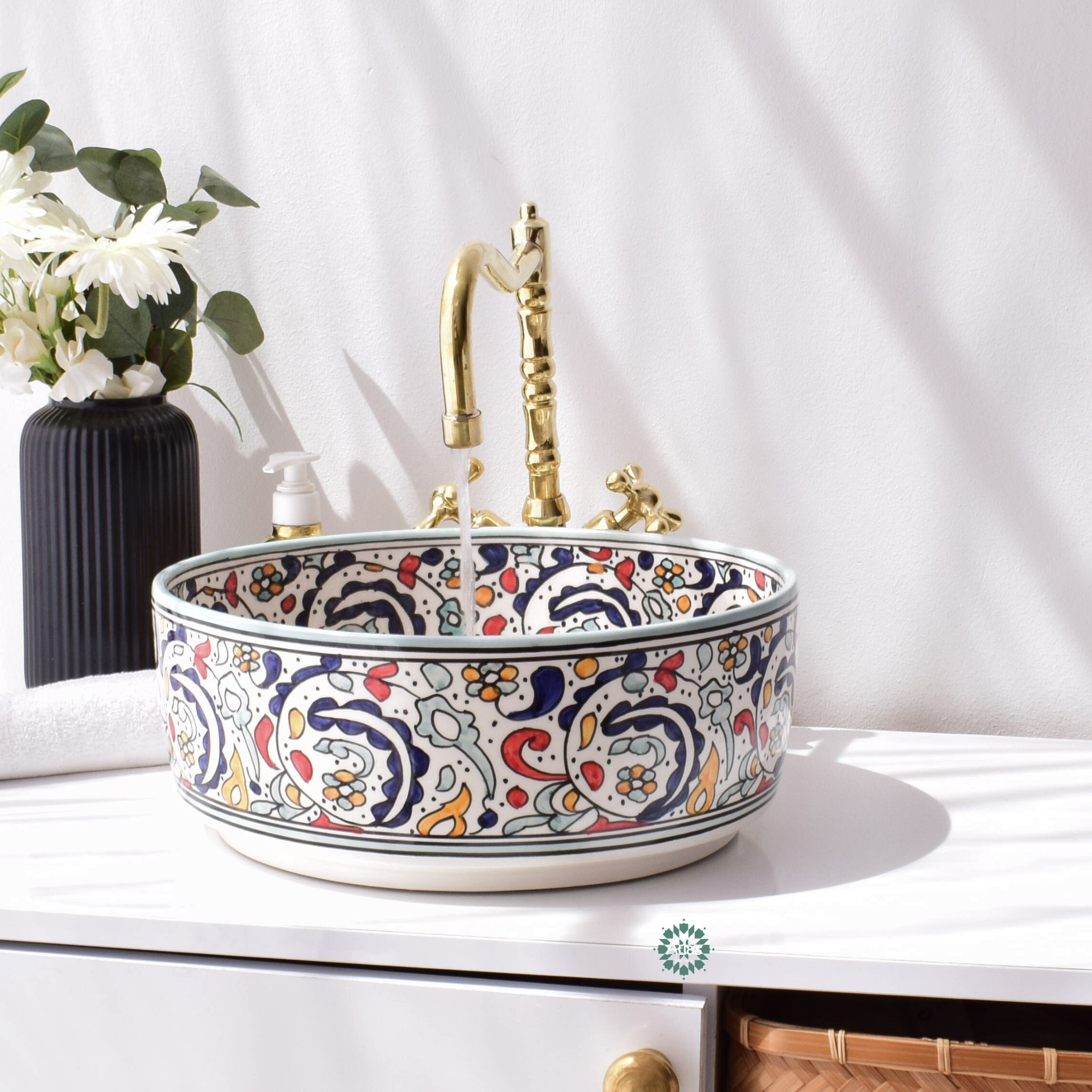 Moroccan Handmade sink for bathroom