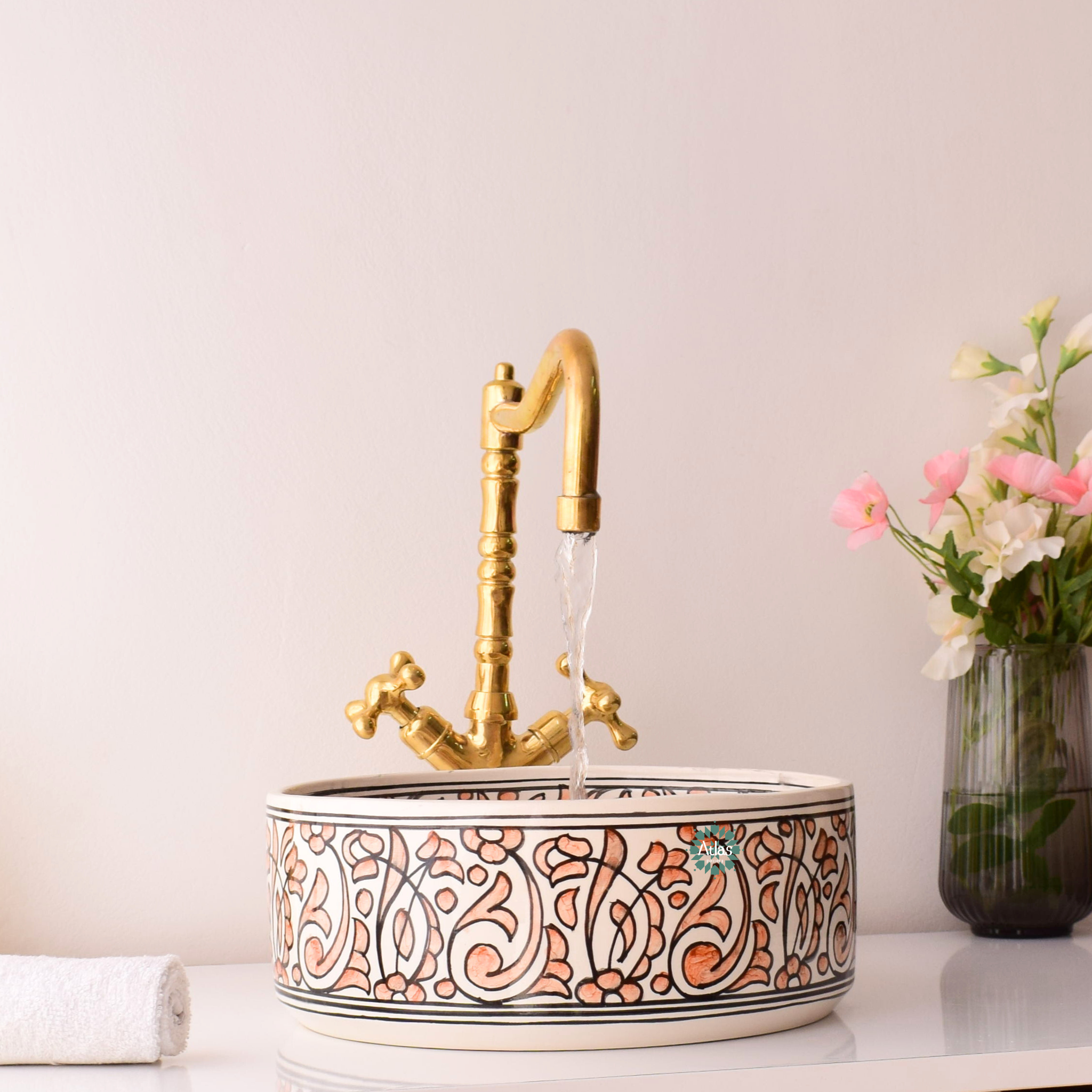 Moroccan Handmade sink for bathroom