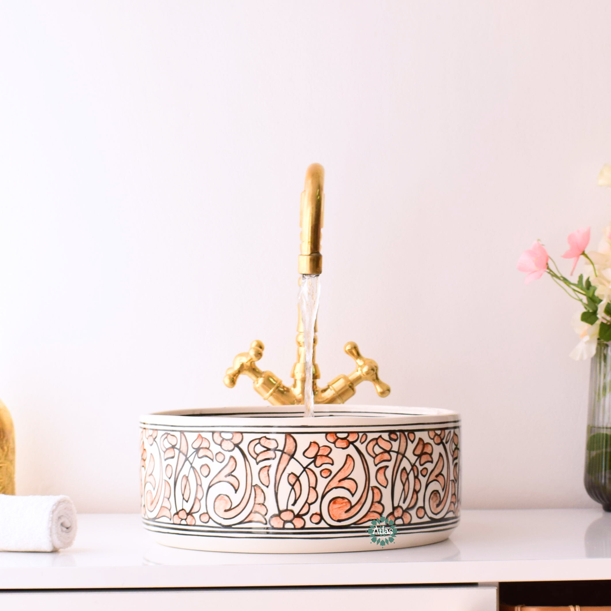 Moroccan Handmade sink for bathroom