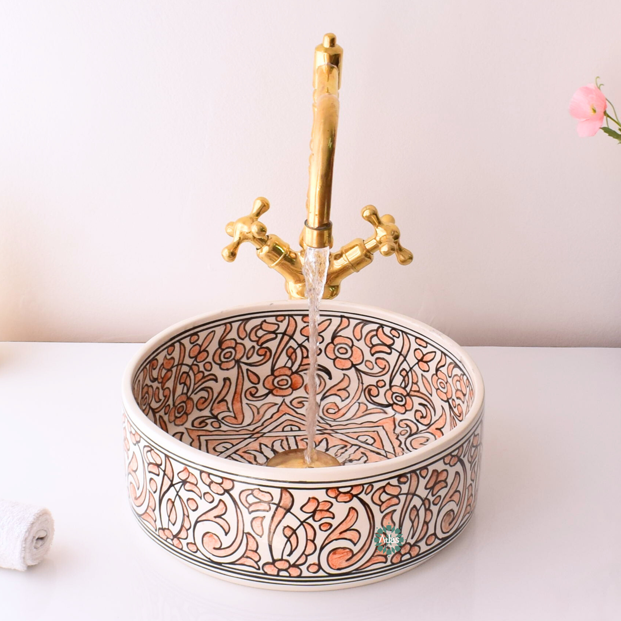 Moroccan Handmade sink for bathroom