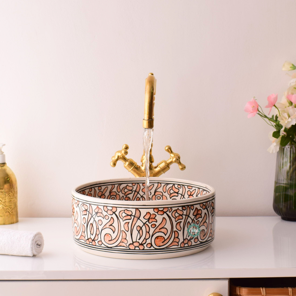 Moroccan Handmade sink for bathroom