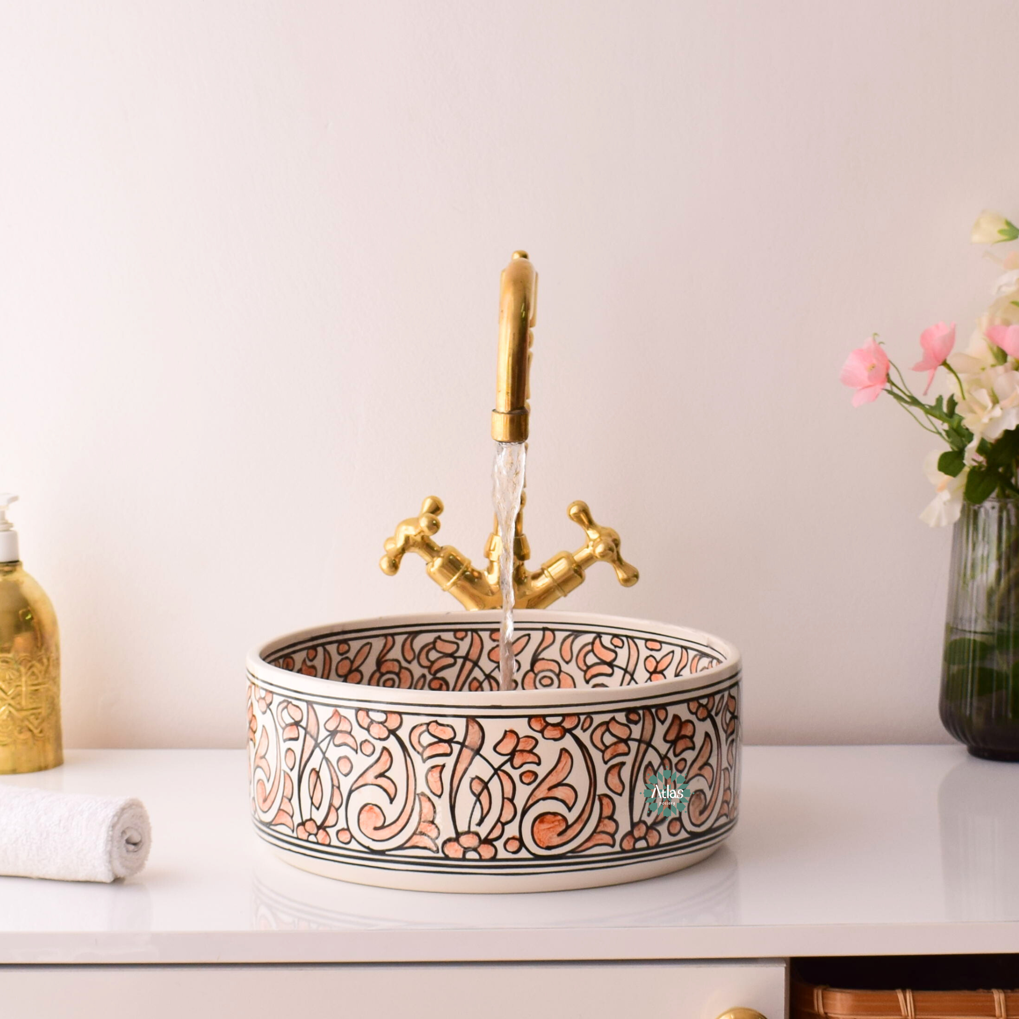 Moroccan Handmade sink for bathroom