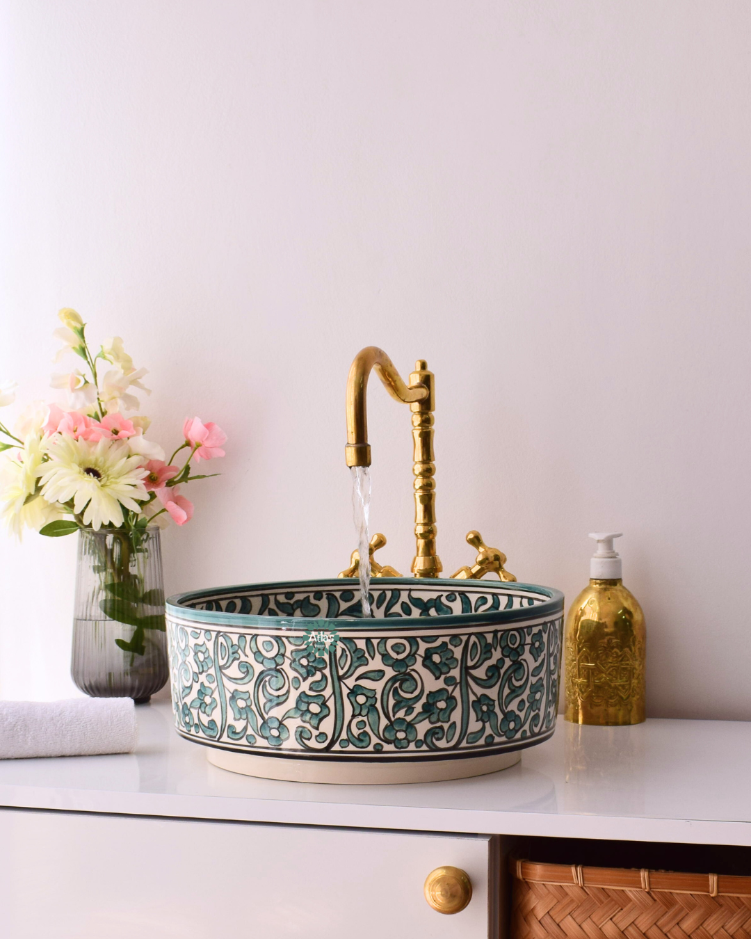 Moroccan Handmade sink for bathroom