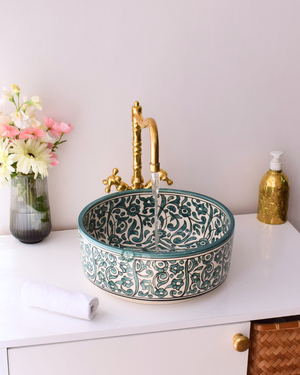 Moroccan Handmade sink for bathroom