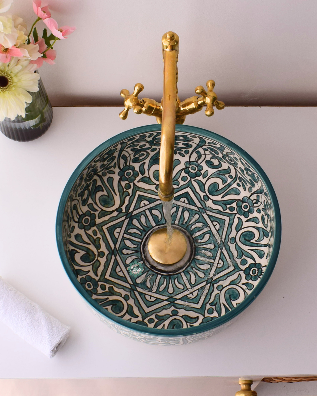 Moroccan Handmade sink for bathroom