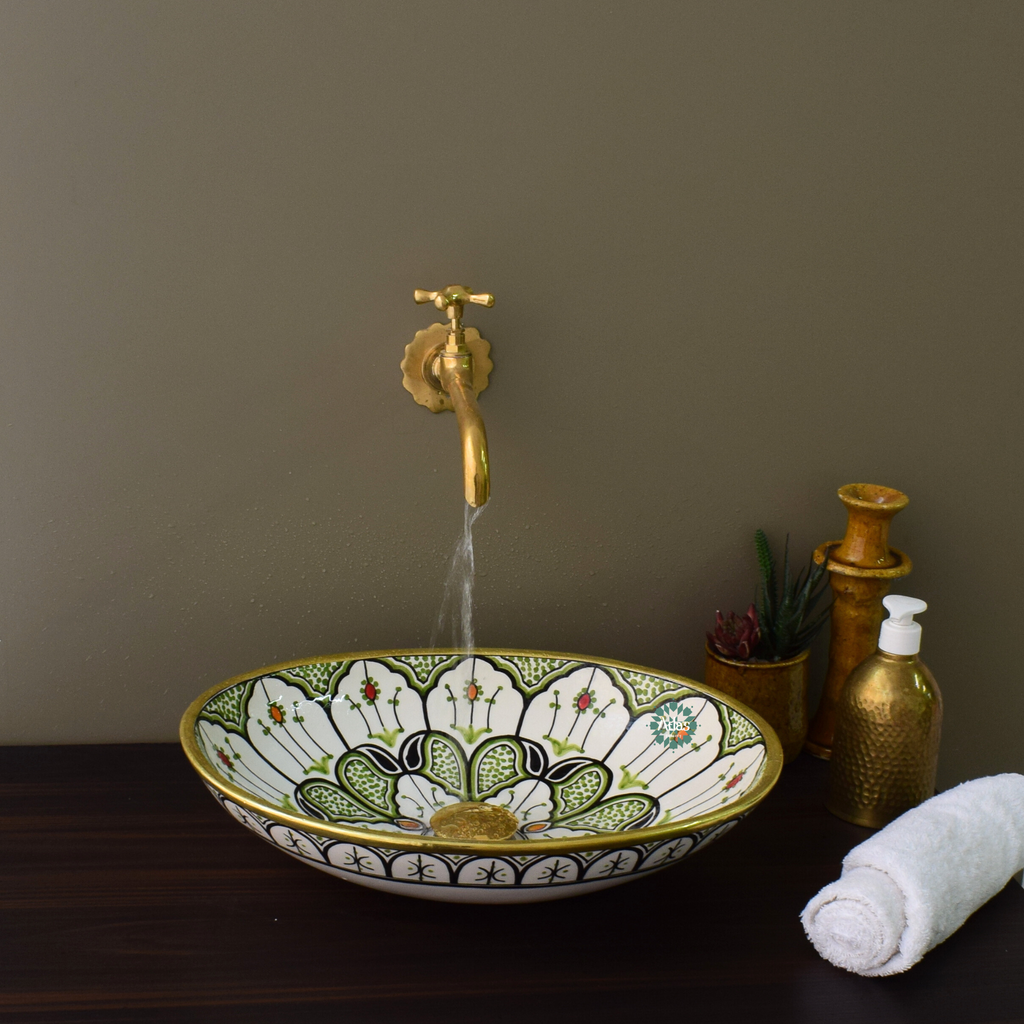 Moroccan Handmade sink for bathroom