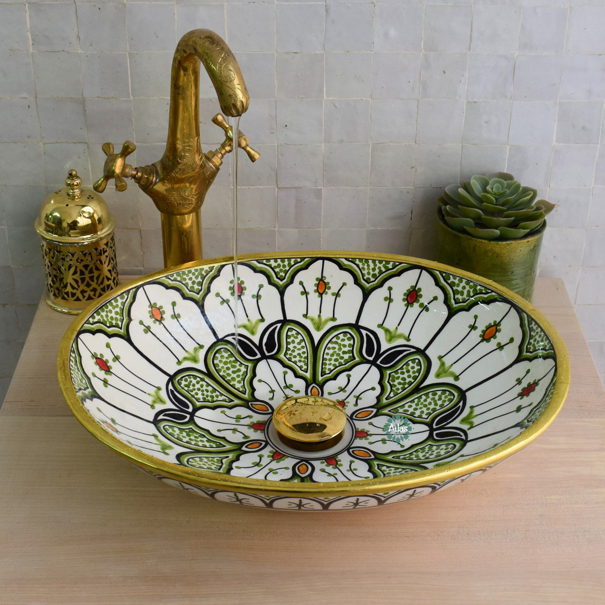 Moroccan Handmade sink for bathroom