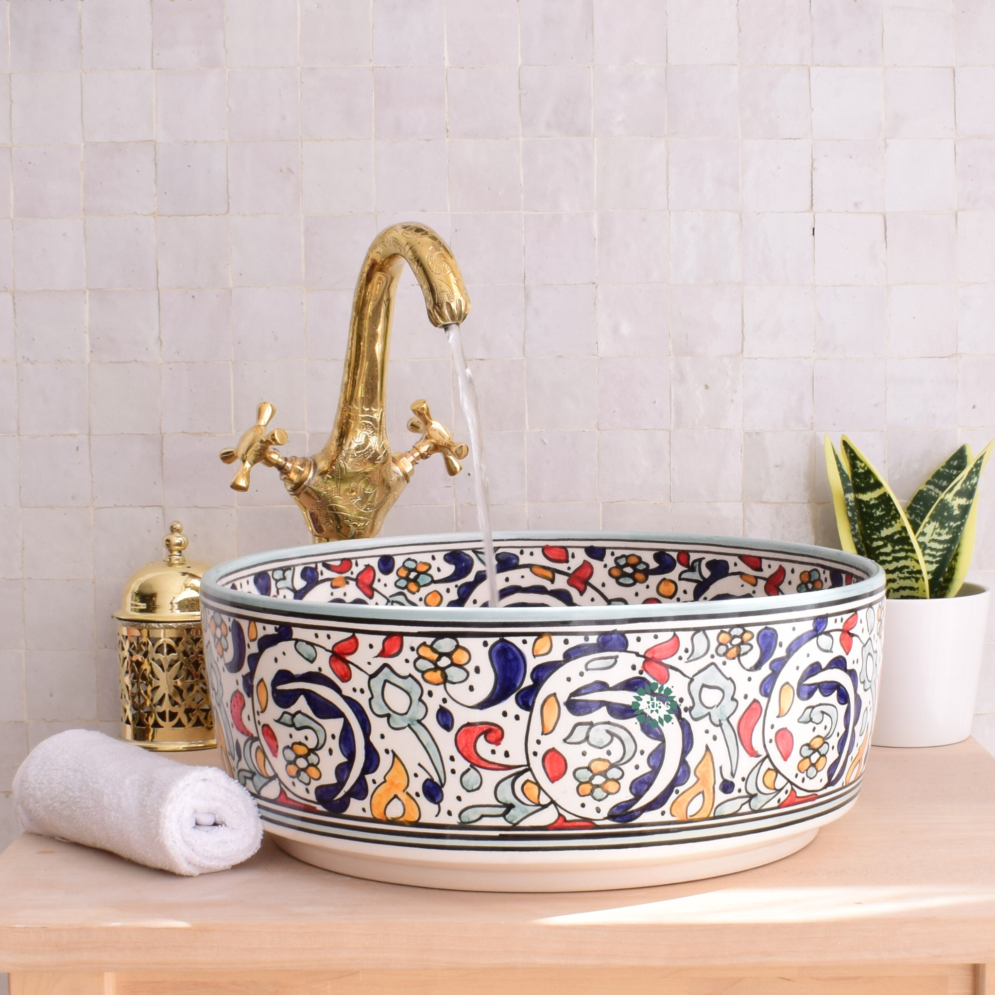 Moroccan Handmade sink for bathroom