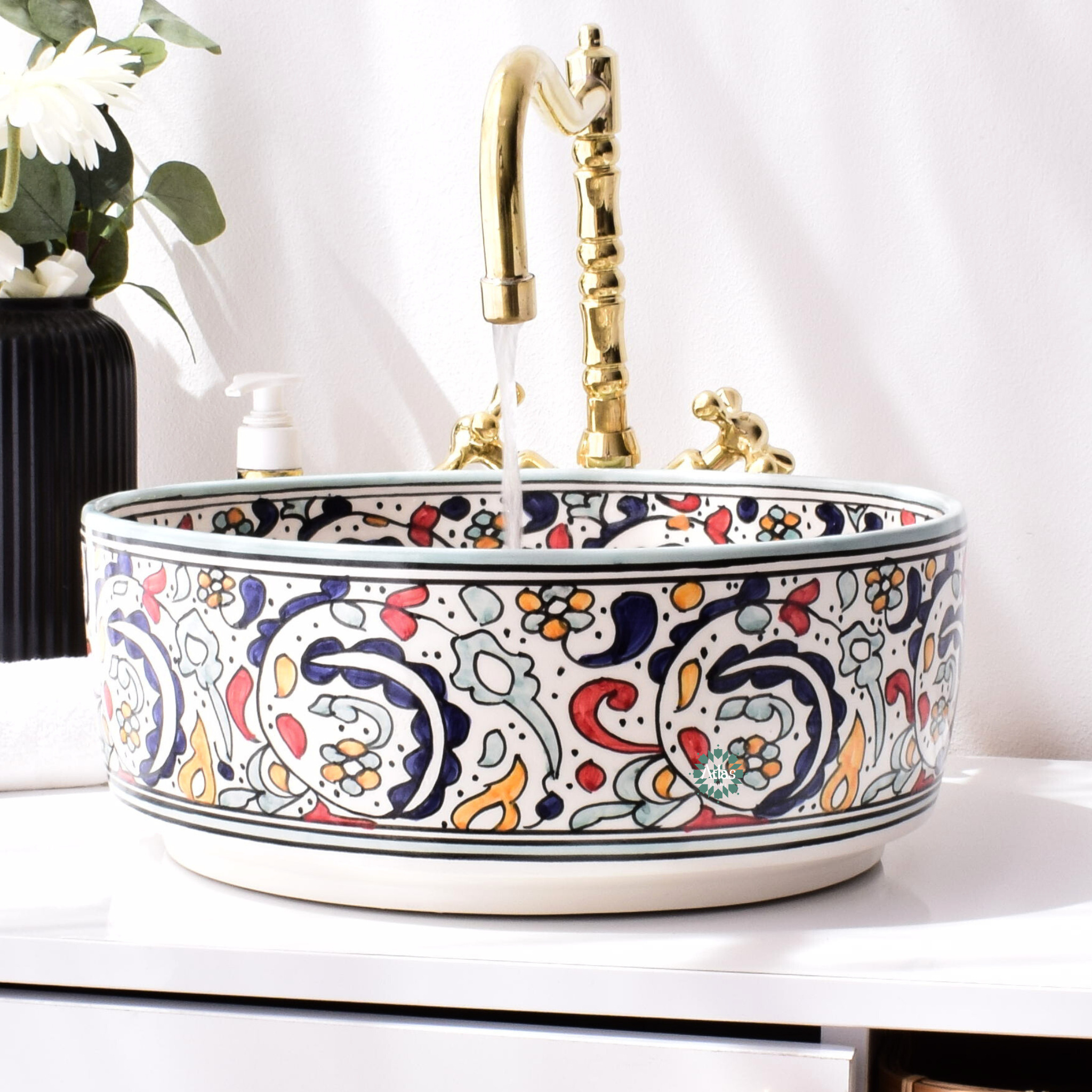 Moroccan Handmade sink for bathroom