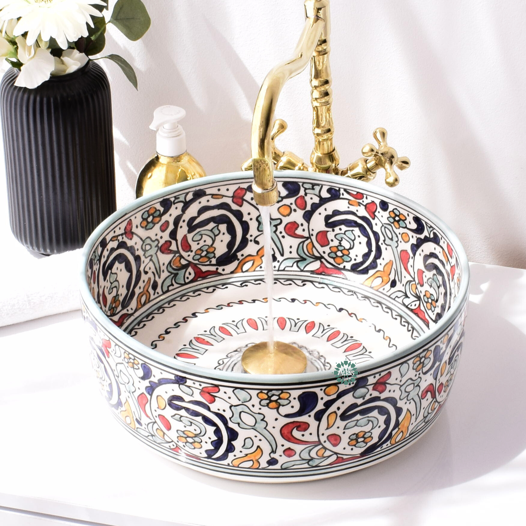 Moroccan Handmade sink for bathroom