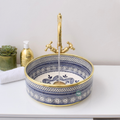 Moroccan Handmade Round Ceramic Sink