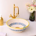 Moroccan Handmade Round Ceramic Sink