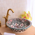 Moroccan Handmade Round Ceramic Sink