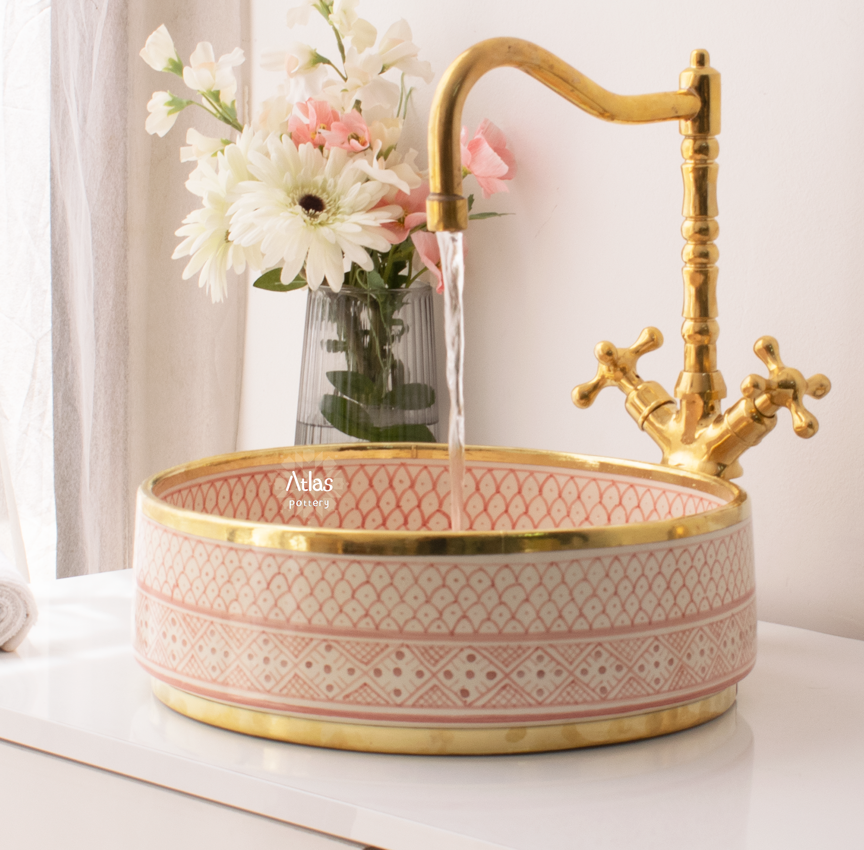 Moroccan Handmade sink for bathroom