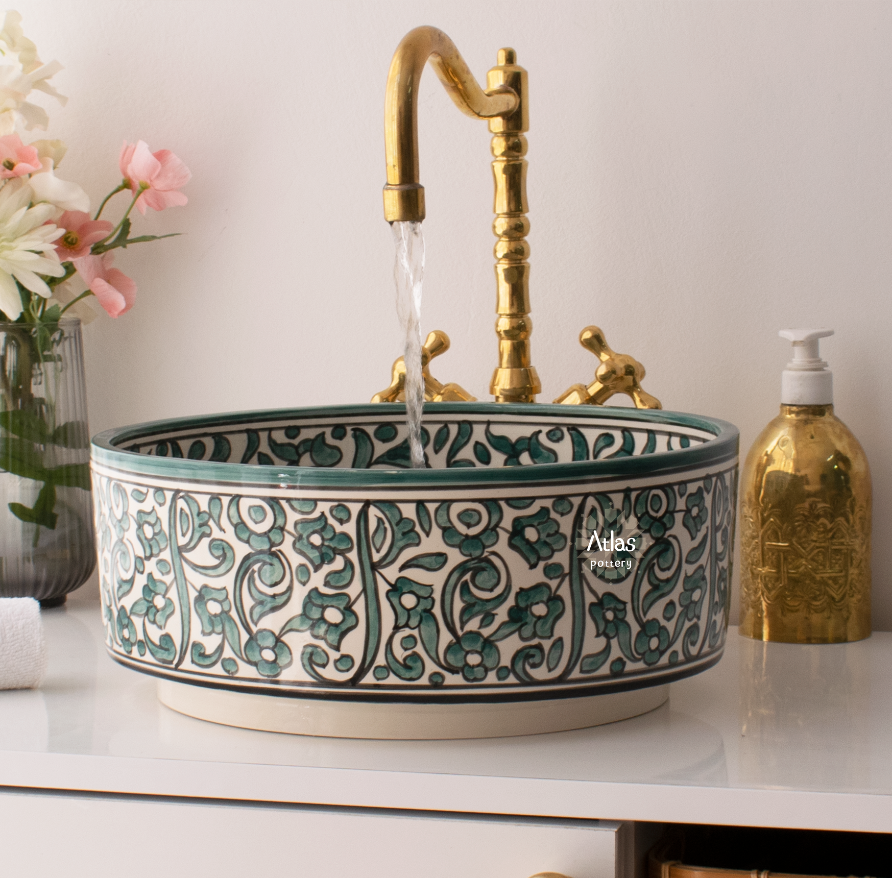 Moroccan Handmade sink for bathroom